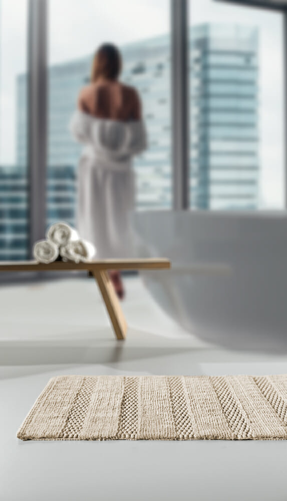 Πατάκι Μπάνιου Rocco Natural 55x95 Guy Laroche