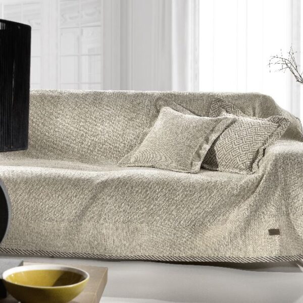 Ριχτάρι 2θέσιου Καναπέ Piquet Natural 180x250 Guy Laroche