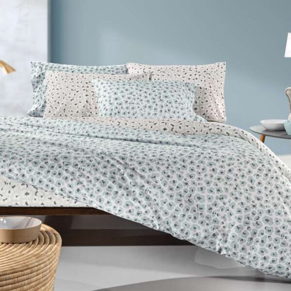 Σετ 4τμχ Σεντόνια Frida Azul με Λάστιχο 170x200+32 Guy Laroche