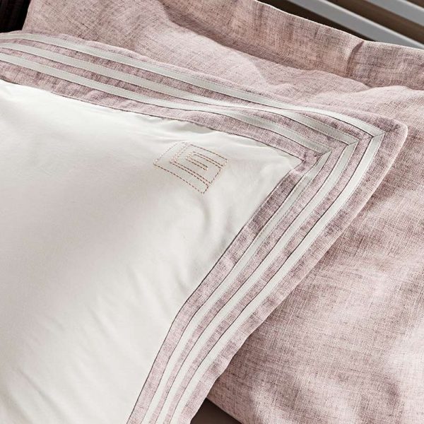 Μαξιλαροθήκες Oxford Linen Lilac 50x70 Guy Laroche