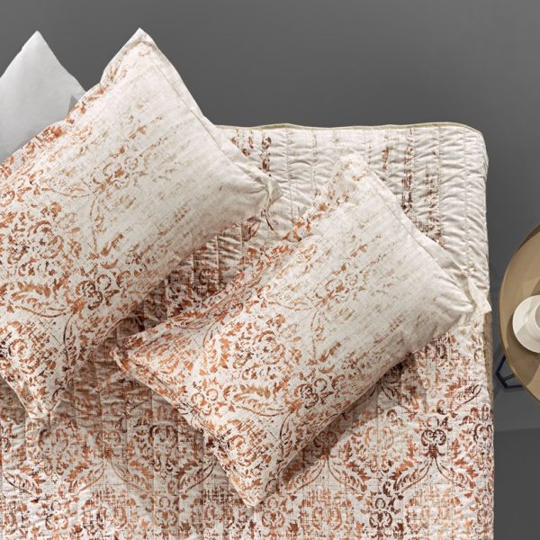 Μαξιλαροθήκη Rustique Coral Oxford 50x70 (Ζεύγος) Guy Laroche