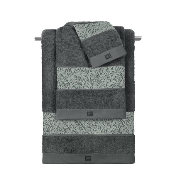 Σετ 3τμχ Πετσέτες Musk Anthracite Aqua - Grey Guy Laroche
