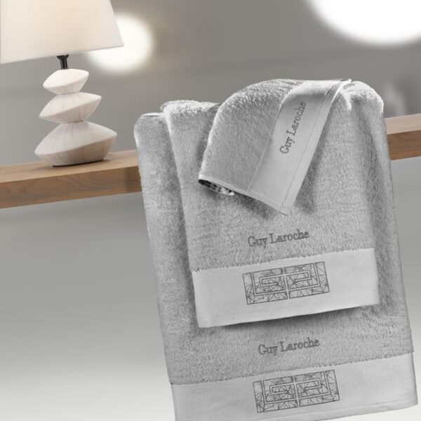 Σετ 3τμx. Πετσέτες Tetra Silver Guy Laroche