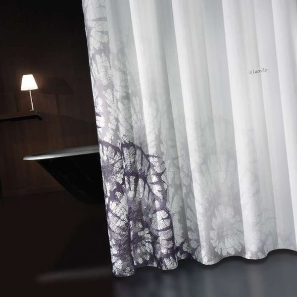Κουρτίνα Μπάνιου Theatro Grey-Black 180x185 Guy Laroche