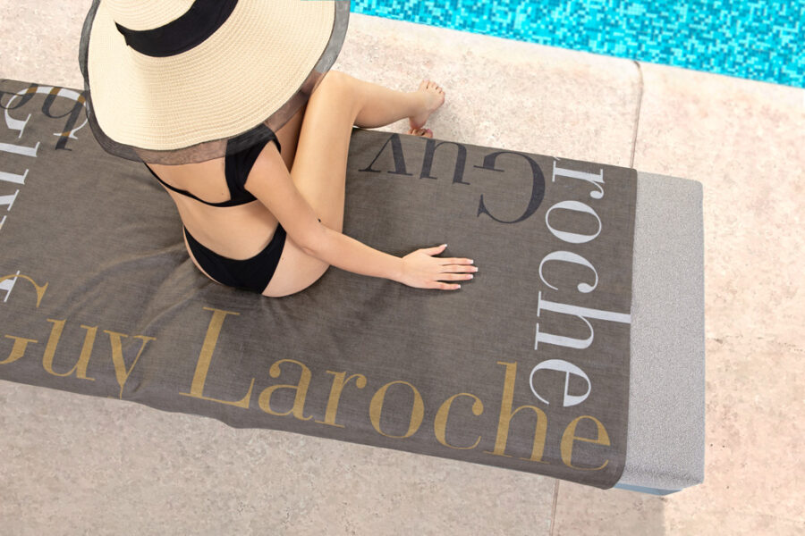 Πετσέτα Θαλάσσης Velour Printed 2501/02 100x175 Guy Laroche - Image 2