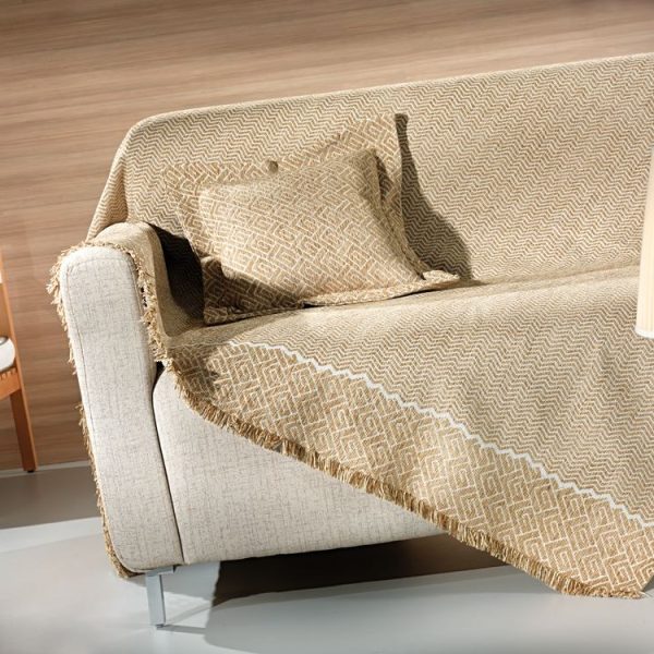 Ριχτάρι Πολυθρόνας Graphics Sand 180x150 Guy Laroche