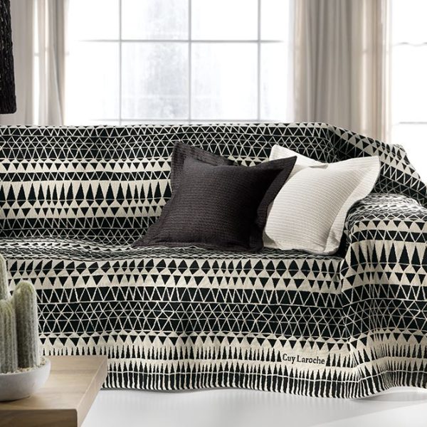 Ριχτάρι Πολυθρόνας Peruvian Black 150x180 Guy Laroche