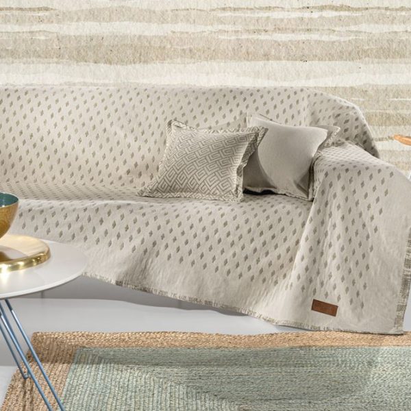 Ριχτάρι 2θέσιου Καναπέ Diamond Linen 170x250 Guy Laroche