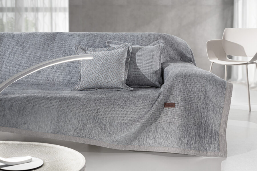 Ριχτάρι Καναπέ Central Silver (Διθέσιος) 180x250 Guy Laroche