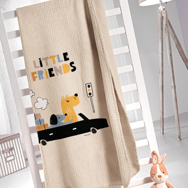 Κουβέρτα Ultrasoft Doggy Blue 160x220 Saint Clair
