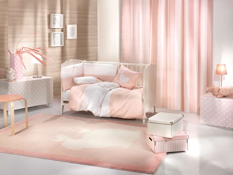 Σετ 5τμχ Βρεφική Προίκα Lapin Pink Saint Clair