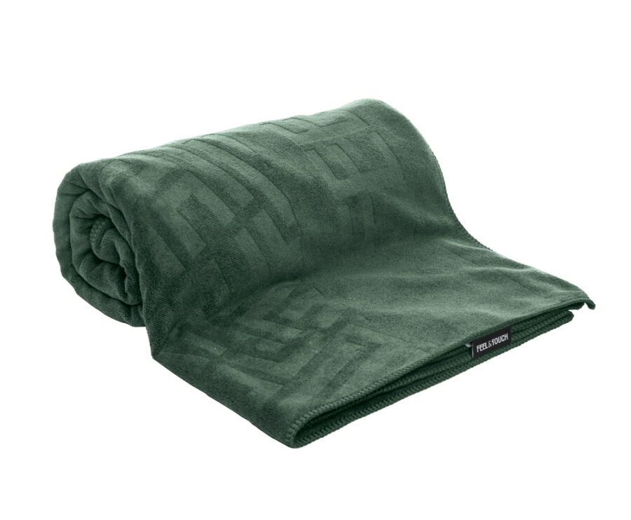 Πετσέτα Θαλάσσης Icon Verde 90x170 Feel and Touch - Image 3
