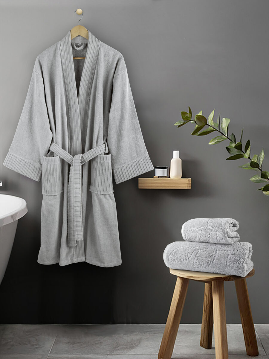 Μπουρνούζι Kimono - Extra Large - Velvet Gray