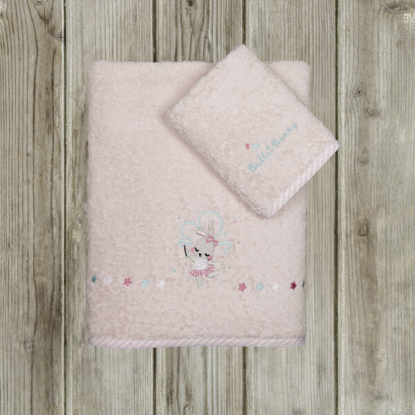 Σετ Πετσέτες (30x50 + 70x140) - Ballet Bunny