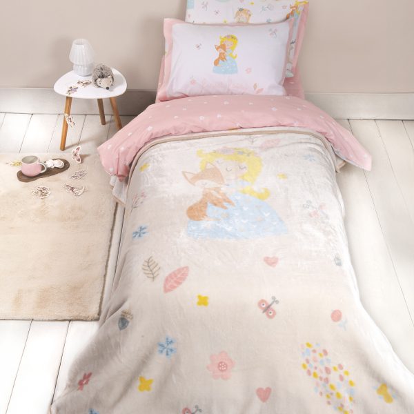 Κουβέρτα Βελουτέ Μονή 160x220 - Forest Fairy