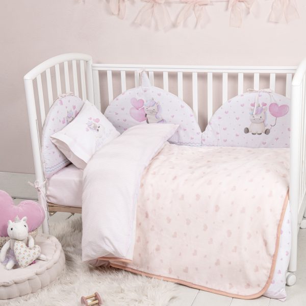 Κουβέρτα Βελουτέ Λίκνου 80x110 - Luni Uni