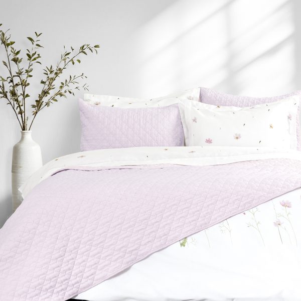 Κουβερλί Γίγας 240x260 - Arden Lilac / Pink