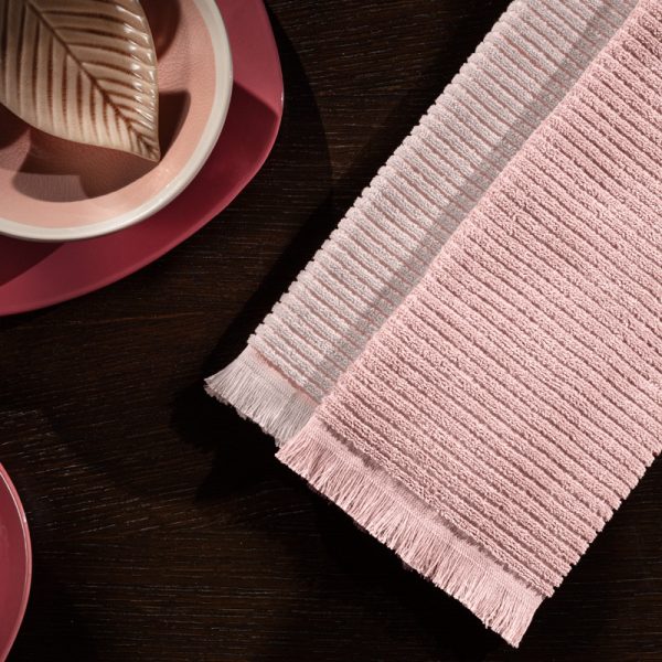 Σετ 2τμχ Πετσέτες Κουζίνας Tissus Rose Guy Laroche