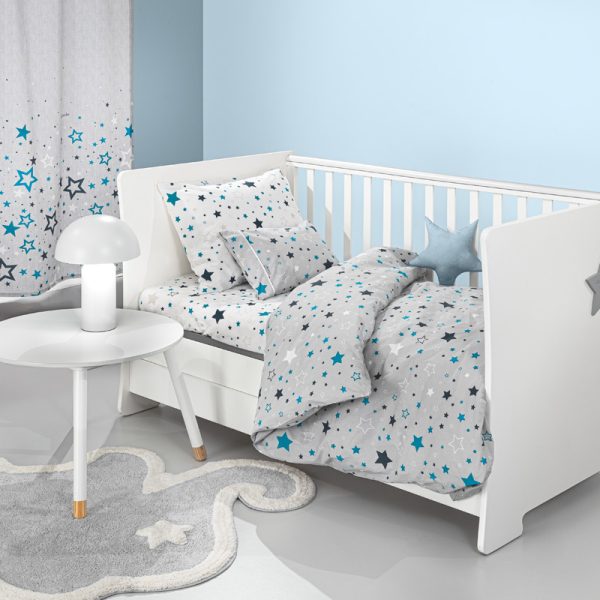 Σετ 3τμχ Βρεφικά Σεντόνια Starland Silver Guy Laroche