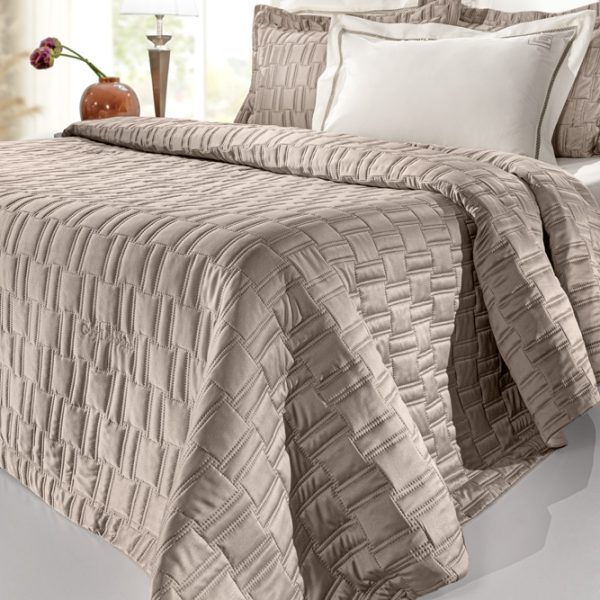 Σετ Κουβερλί Brick 3 τμχ. Καπιτονέ Taupe Guy Laroche