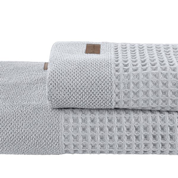 Σετ 2τμχ. Πετσέτες Μπάνιου Luca Silver Guy Laroche