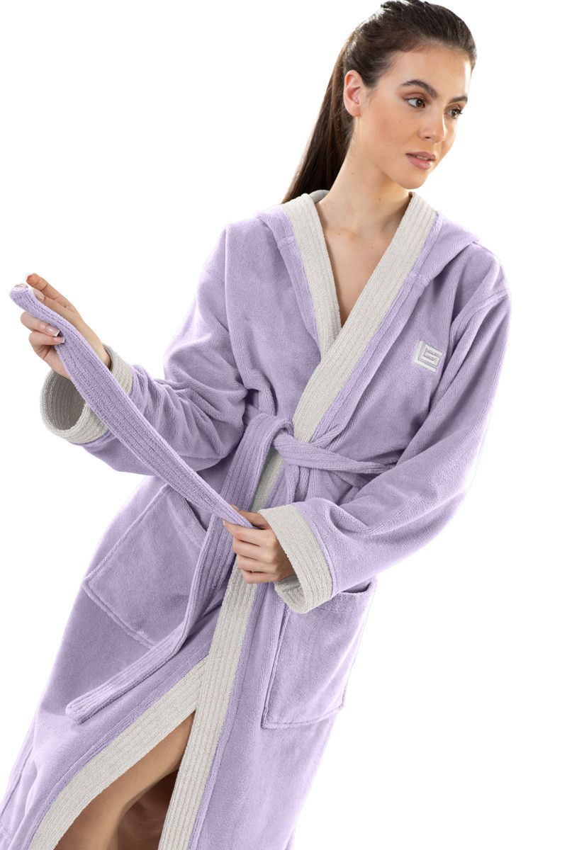 Μπουρνούζι Monogram Lavender Guy Laroche
