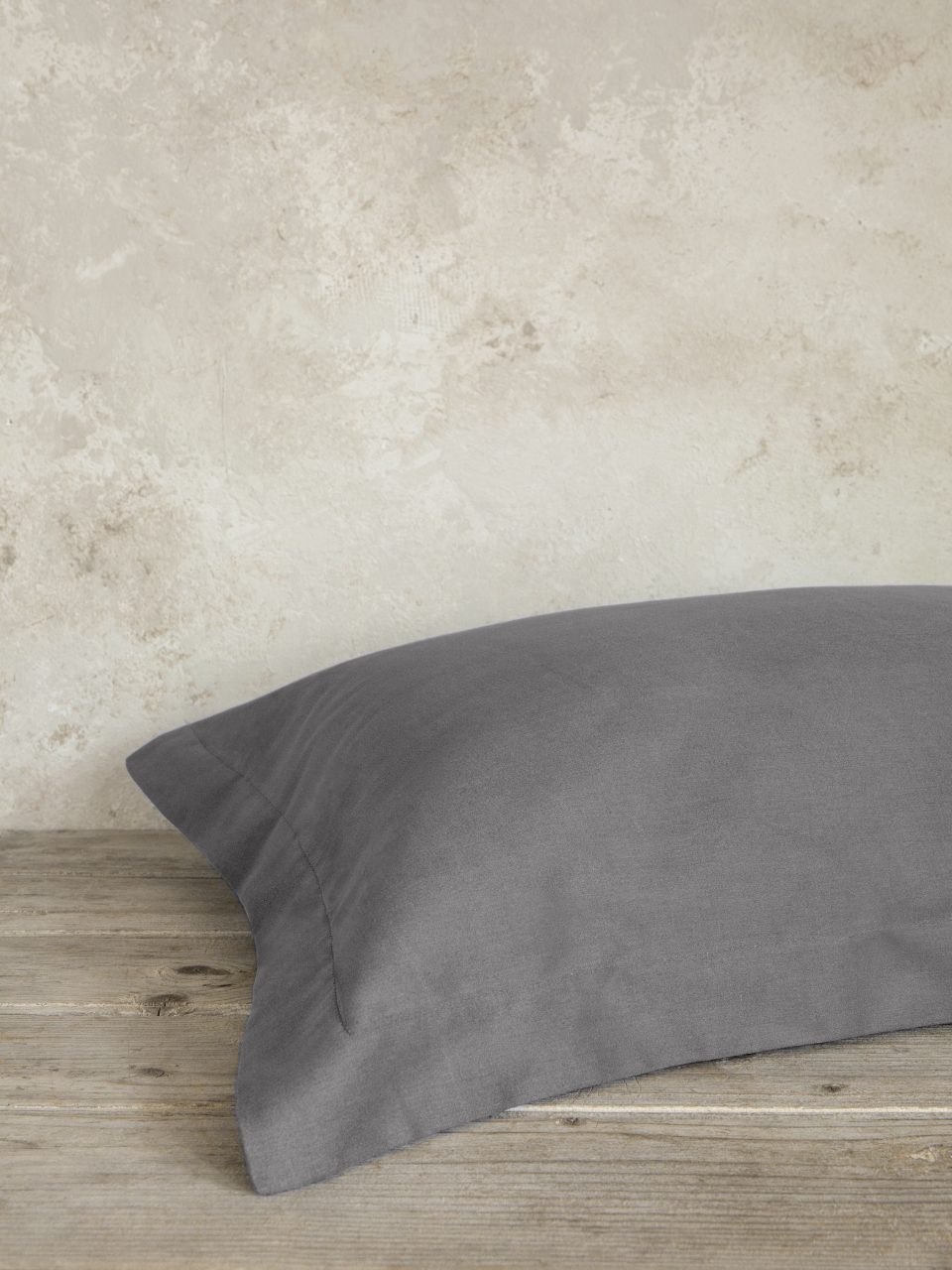 Μαξιλαροθήκες Oxford Superior Satin - Shadow Gray