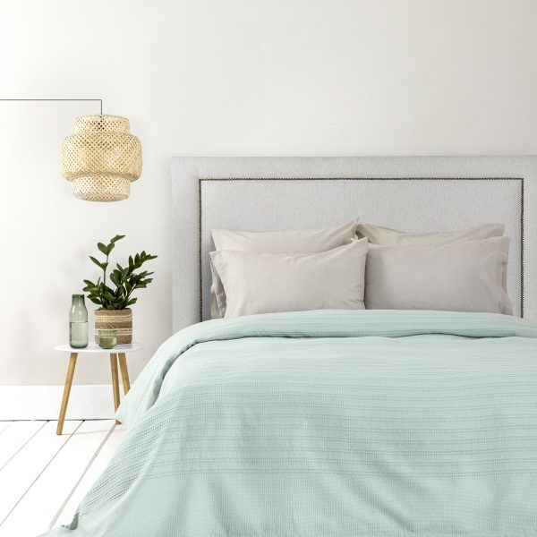 Κουβέρτα Μονή 160x240 - Dune Minty Blue