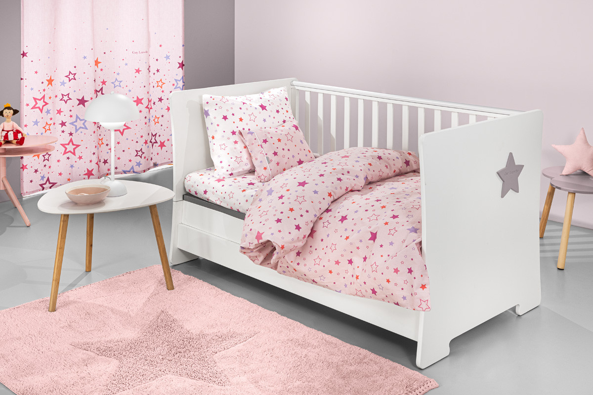 Σετ 3τμχ Βρεφικά Σεντόνια Starland Pink Guy Laroche