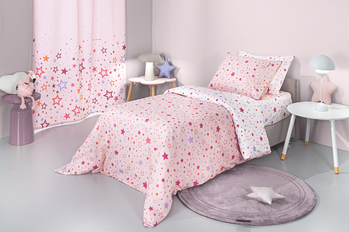 Σετ 3τμχ Παιδικά Σεντόνια Starland Pink Guy Laroche
