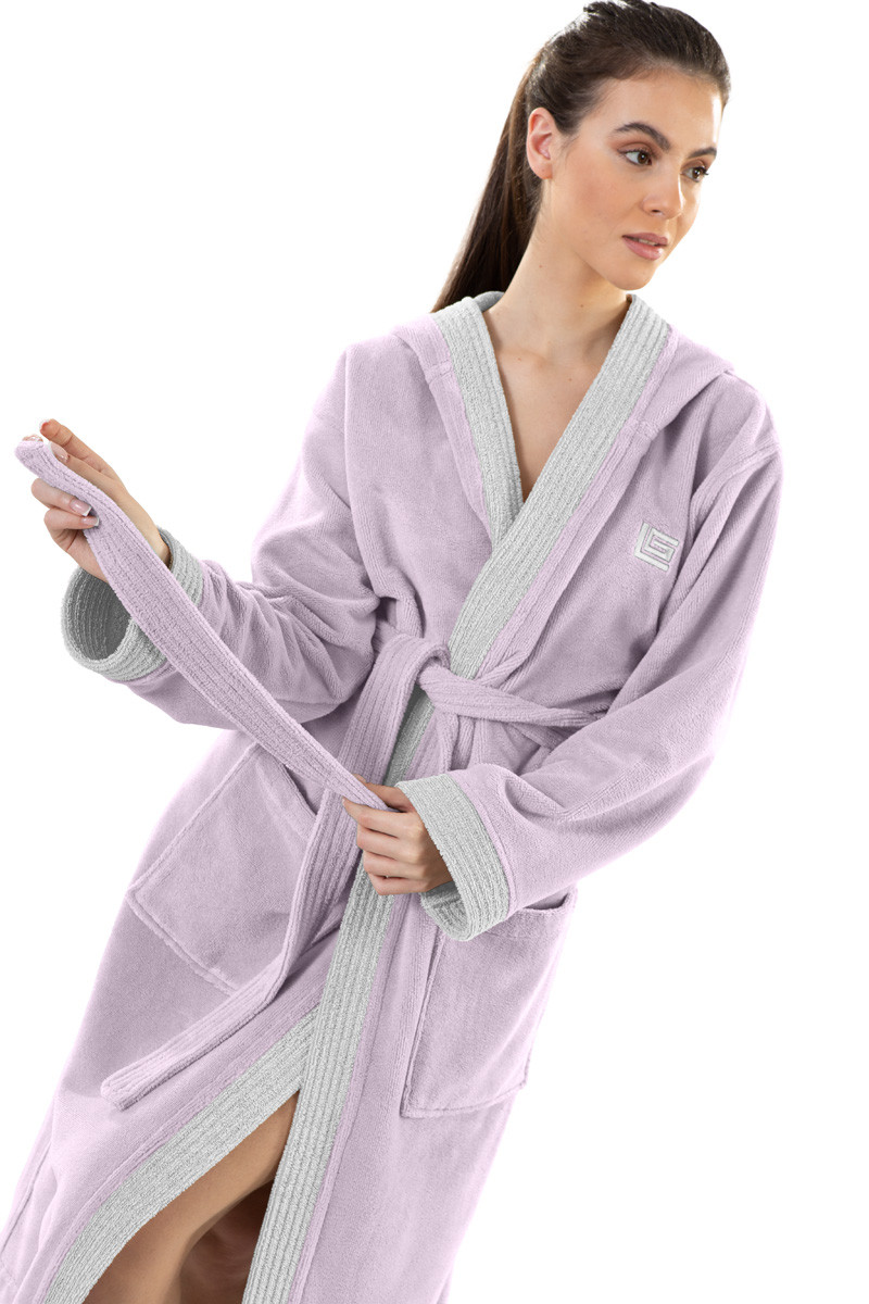 Μπουρνούζι Monogram Lilac Guy Laroche