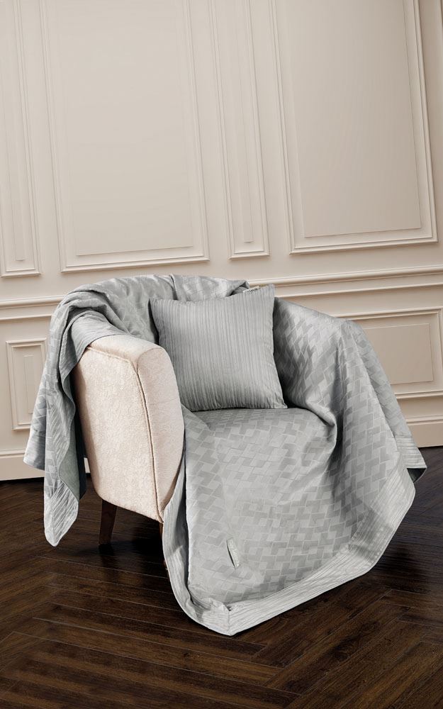 Ριχτάρι Καναπέ Meribell Silver Guy Laroche
