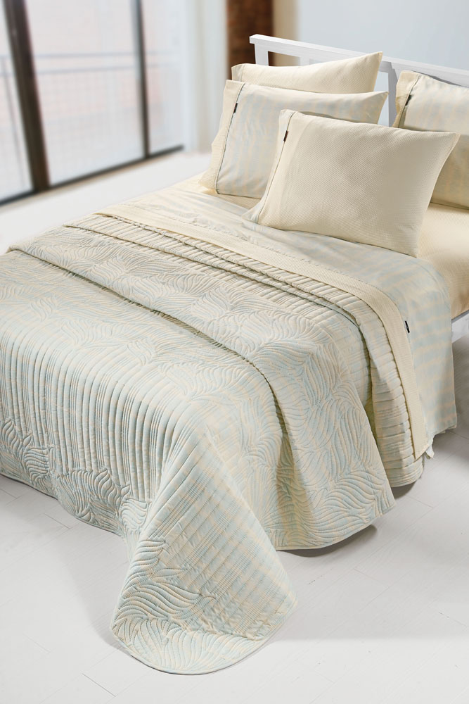 Σετ Κουβερλί + Σεντόνι Carrara Blue (1+1) Guy Laroche